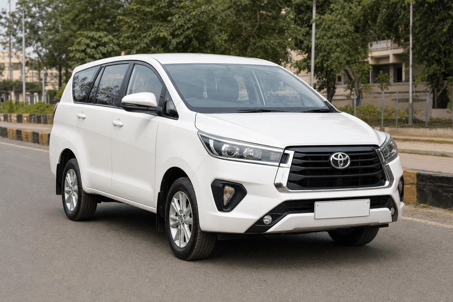 Toyota Innova Crysta in the Janta Travels fleet